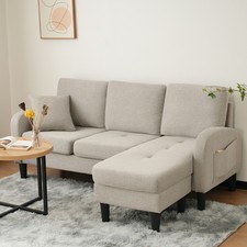 3-Seater L-shaped Sofa Couch