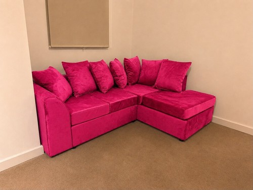 Seater cerise color plush - 3,
