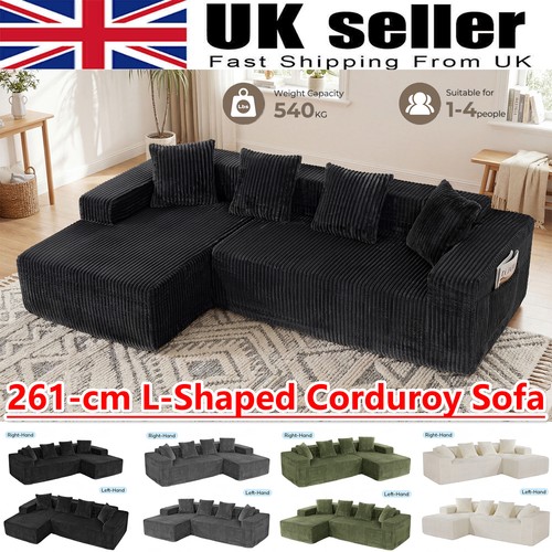 Shaped corner sofa - l-shaped, with