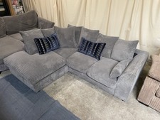 Grey L-Shaped Corner Sofa