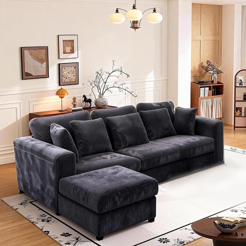 Shaped corner sofa - l-shaped,