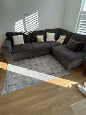 L-Shaped Fabric Sofa for Sale