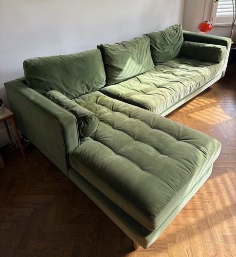 Seater shaped sofa made - 3-seater,